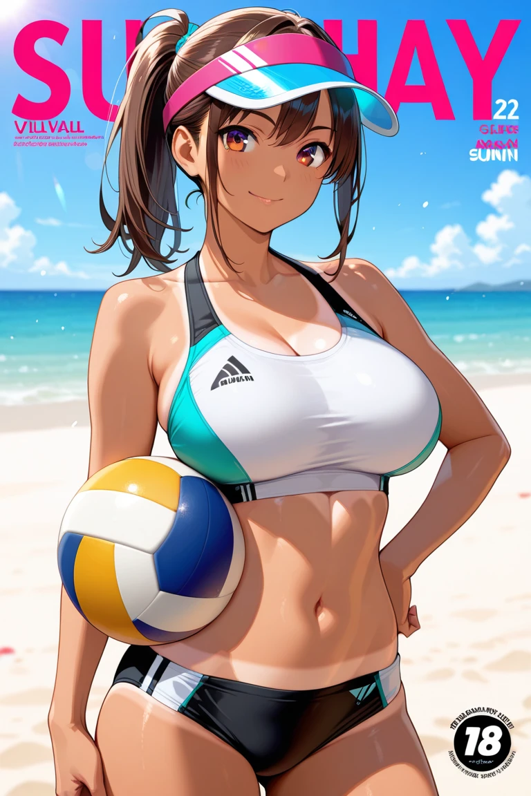 super creek \(umamusume\) in sexy mini shorts and sports bra, crouched deadlifting with a bar with her back facing a gym mirror, sweating, High Resulution, UHD, detailed image.
