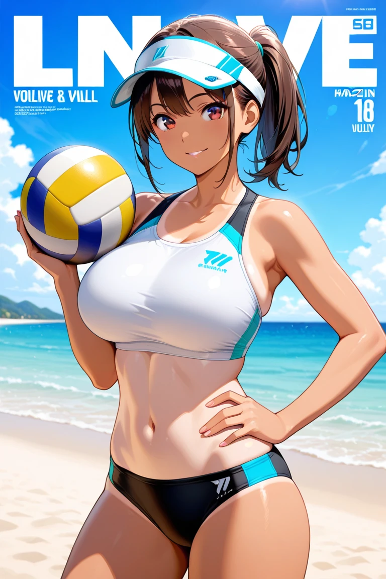 Milana Vayntrub as a sports illustrated cover model