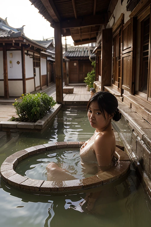 (((masterpiece、Highest quality)))、((Cute girls gather、Three girls、beautiful girl、Detailed and cute face:1.3、Big beautiful eyes、smile))、((Showa Retro:1.2、Hot Spring Town、Haunted house、Hot spring facilities、Special baths、stage、Iron bars、boiler))、Places to visit in Japan、Standing Bar、みんなで楽しくdiet、(Detailed and cute face:1.3、Nipples、Pussy、Anal)、(Poor conditions、smile、Japan's poor neighborhoods、Dim and unsanitary、Crumbling underground shopping mall:1.3)、屋台のdiet店、sewage、Dirty shop、street vendors、Unsanitary and abandoned city、smile、diet、Poor person々