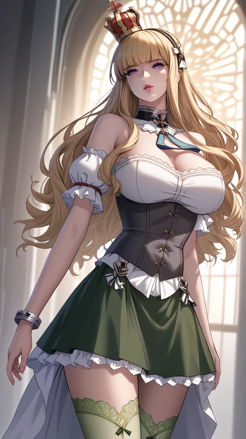 (8k, highest quality, masterpiece:1.2),\(Eye details\),(\(Clothing Details\)\),Full Body Lesbian,(Huge boobs),(Face focus) ,Very detailed CG unity 8k wallpaper,Huge file sizes,Super detailed,High resolution,Absurd,Beautiful Eyes,Ray Tracing,Dramatic Shadows,Finely delineated,Dramatic angle,Hyper Detail,(1 girl:1.3),(alone),,Mature Woman,long hair black,Green Eyes,wear(Cosplay_Magical girl,Very pretty black dress with ruffles,Large ribbon bow tie bag),