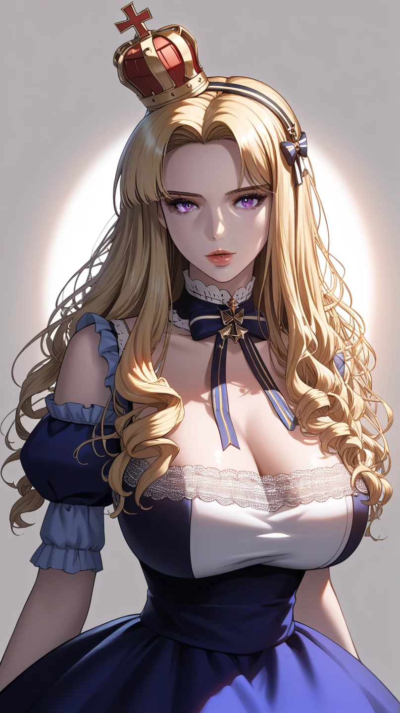 (Yellow-Haired Vampire Queen, Luscious yellow-gold hair), (Cinematic splendor, Liquid gold locks), (Vampiric power:1.3), (Moonlit shadows:1.2), (Captivating beauty:1.2), (Spellbound, Reverence, Regal presence),(Eternal allure:1.3), (Enigmatic ruler:1.2), (Regal elegance:1.2), (Forbidden desires, Mesmerizing, Alluring), inspired by the spellbinding artistry of Jasmine Becket-Griffith and Kinuko Y. Craft,(((milf))),solution, <lora:solution-overlord:0.6>