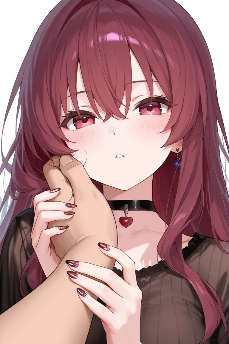 long dark black hair female, purple eyes, straight hair, slum, beggar clothes, wearing torn rags, perfect body, 25 years old, extremely beautiful face, manhwa, wood walls, wood floor, medieval toilet, run down place, glory hole, face behind penis, (facing camera), dick from side