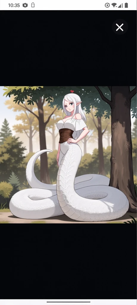 gigantictit,pale skin,dragongirl,clothed,dress