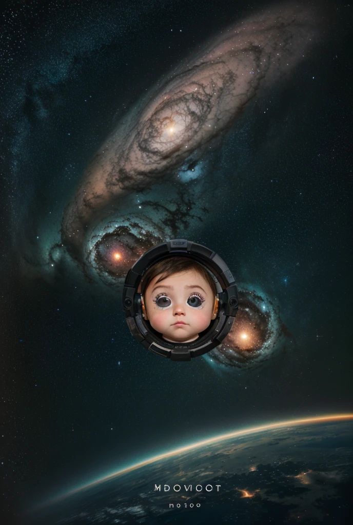 3 Russian children girls with 10 years old, COM CABELO LISO LONGOS LOIRA, ESTILO RETRATO, estrutura circular com uma luz vermelha, large hadron collider, hadron collider, hadron collider technology, particle physics, the god particle, dentro de um buraco negro, hadron antimatter vacuum reactor, Retrato de um grande, Direction: Scott M. Fischer, a foto mostra um grande, intricate machine in space