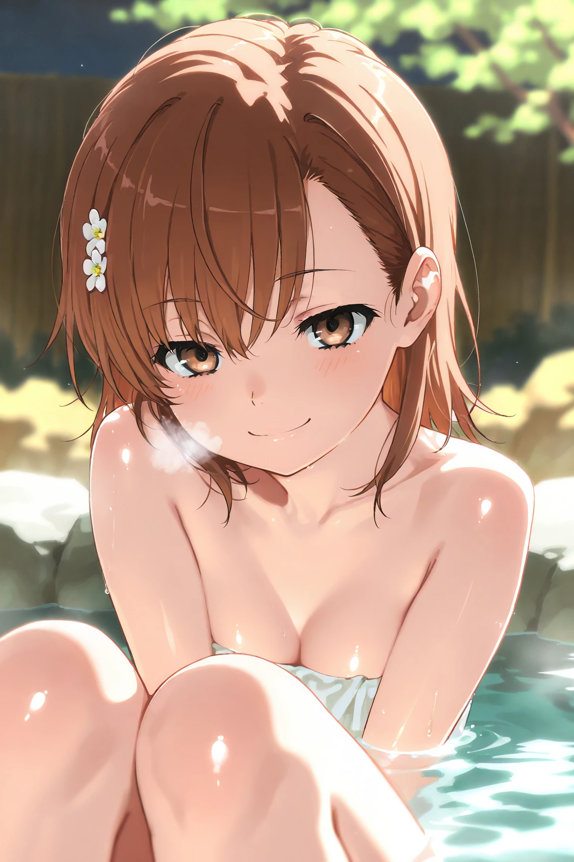(((pixel perfect, detail perfect))), alone, 1 girl, Misaka Mikoto, ((naked)) , bow, looking at the viewer, closed mouth, Upper body、(Breast Exposure、Nipple exposure)、(Small breasts、Small Boobs)、(((pixel perfect, detail perfect))), alone, 1 girl, Misaka Mikoto, tokiwadai , bow, looking at the viewer,, Upper body、(Breast Exposure、Nipple exposure)、((Small 、normal breasts))、smile、hot spring、bath、shower room,nose blush、Facing forward, perfect penis, detailed, Licking the tip of the penis, sucking penis, A little cum on the tip, deep Throat ,deepthroat,deepthroat / cum, Pinching POV, ahegao, I see them giving me a blowjob waking up from sleep, above my body giving me a blowjob, On all fours, doggystyle、handjob、paizuri
