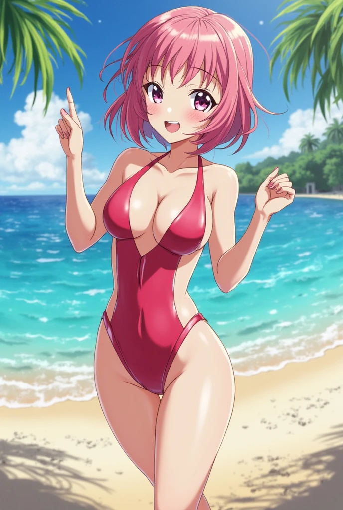 kanaarima, kana arima, short hair, bangs, (red eyes:1.3), red hair, bob cut, smile,
BREAK completelu nude, pussy, nipples, perfect nipples
BREAK outdoors, ocean, beach, sun, sky, clouds, day,
BREAK looking at viewer, (cowboy shot:1.5), sittng, spread legs
BREAK (masterpiece:1.2), best quality, high resolution, unity 8k wallpaper, (illustration:0.8), (beautiful detailed eyes:1.6), extremely detailed face, perfect lighting, extremely detailed CG, (perfect hands, perfect anatomy),