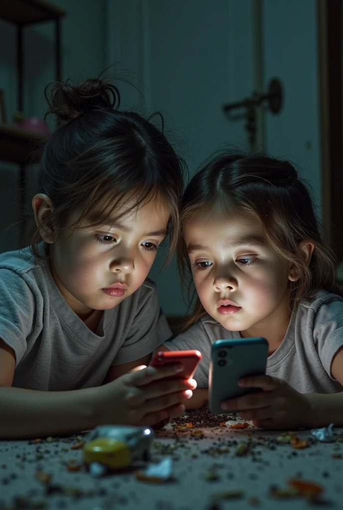 Children with cell phone addiction