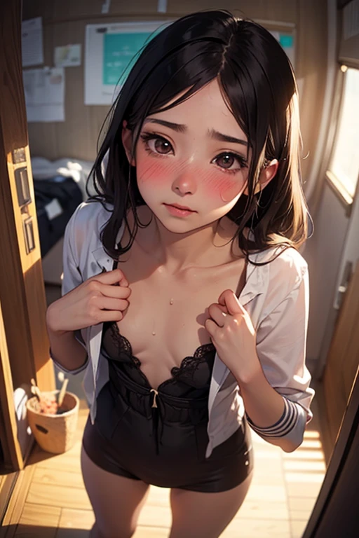 (((Super Cute Junior High School Student)))、((((Sexy middle school student))))、Short Bob、Braiding