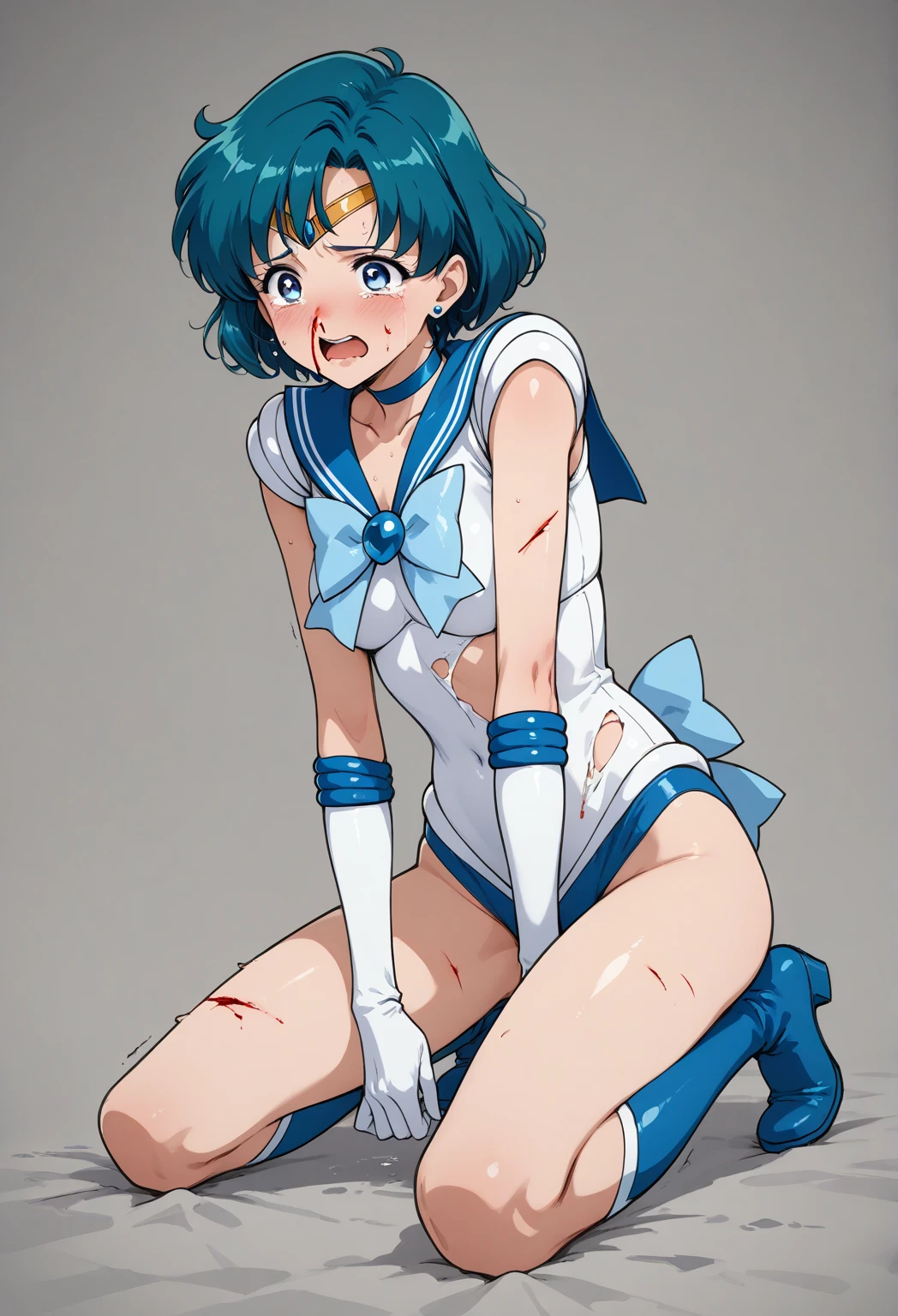 Score 9, Score 8 up, Score 7 up, The rating is questionable,
Detailed Background, Shiny skin,
Cure Marine,
gag,Sitting on a chair with her chest tied(Hands behind back),Lying down,Struggling,Sailor suit
