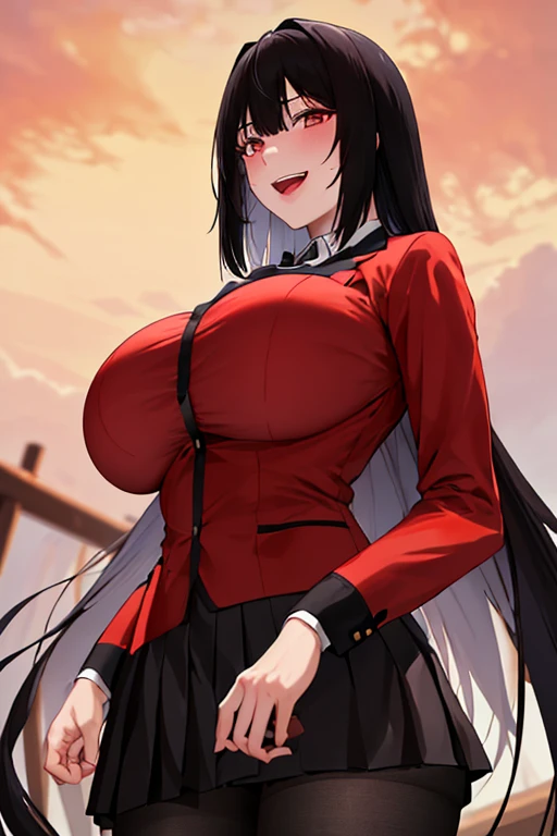 whole bodyを移す、Super high quality sit on chair、CGI Anime 32k, naked、Exposing the clitoris、Spread your legs wide、Split seat、Nipples・Breasts、whole body、Very detailed, Digital Art Casino、Roulette Table、 One girl, Focus Only, parted lips, lips, compensate, pink lips, Shiny, Happy、Blunt bangs Blunt ends Hime cut bangs, Black Hair, Very long hair, Large Breasts, White shirt, Red jacket, Collared shirt, NSFW、Random sexy poses、Nipples、 red jacket(Embarrassing:1.2) 、