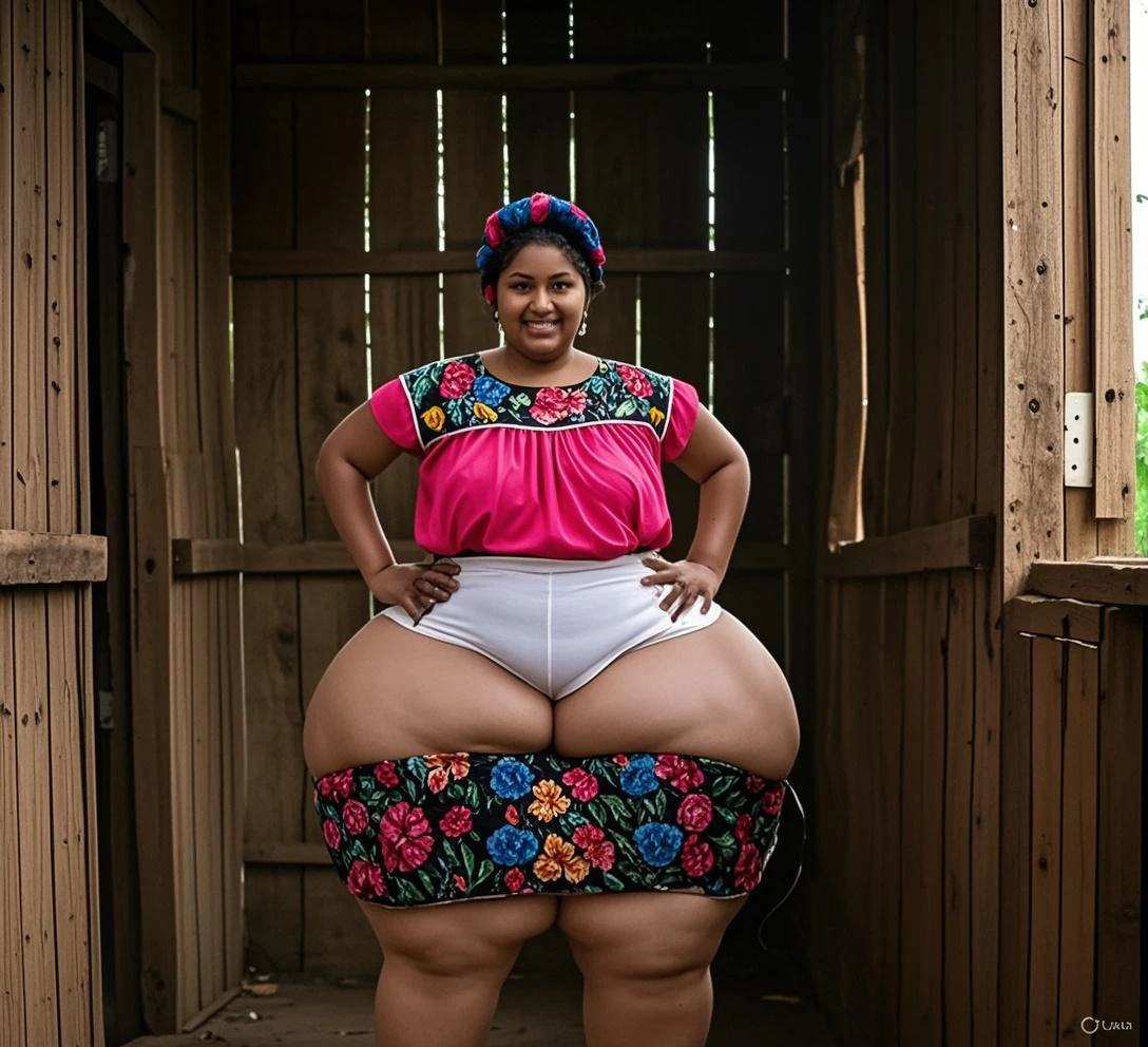 Extremely Morbidly Obese Malian girl