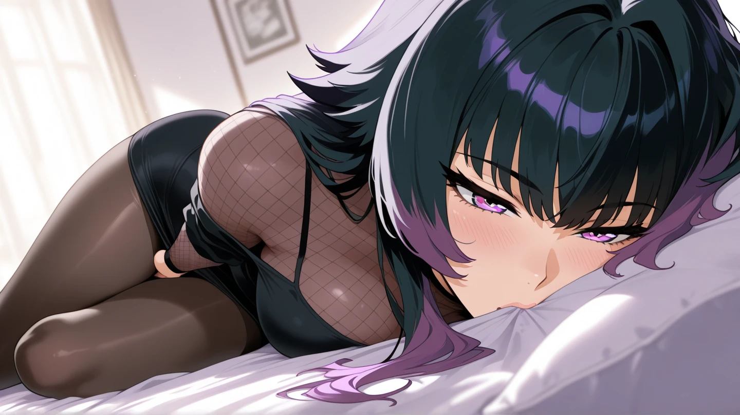 Girl 12 year old,wearing normal tanktop,Bent over in bed , purple hair, ponytail, love pupils,big breast,sweating,dripping with semen,Spread your legs,Lactation,deepthroat,eat a large penis,sex toys,Condom Tied to the thighs, the sex organ is in the vagina, making the costume tighter,Make a Cum flows out of her vagina,Coat with lubricating fluid,Make next to it some condoms full of lubricating fluid,How hard is it to make her orgasm?,Even more hardcore,Image of a tentacle entering her vaginal opening,Make the tentacles go into the mouth,Make the tentacles bind to his body,Make the neck tied with tentacles, make the tentacles touch the vagina,Make the tentacles want to fuck him more,Make the tentacles even more aroused,deepthroat,detailed image, detailing face,Impregnation, blowjob,Cum in pussy,cum in all body,Dripping sweat, dripping with semen, glasses, black tanktop detailing,sleeping,Expression of pain,Make more tentacles,Make her pussy leak,Make her pussy squirt cum,Take a picture from the side, normal tank top