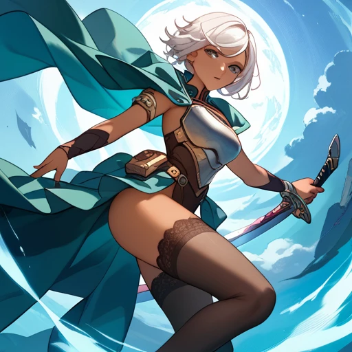 (best quality), oriental detailed background,, masterpiece, best quality, (hyper breasts:1.9), (sagging breasts:1.6), (high_quality), [nsfw], distinct_image, high_resolution, (full body:1.4), [[dynamic angle]], dynamic pose, (lustrous skin), , solo focus, (pubic hair), (finely detailed beautiful eyes and detailed face:1.4),arm behind back, (detailed face), (hair streaked hair), light source contrast, lens flare, buzzcut, hair_over_one_eye, withering look,long hair, Style-Italy,