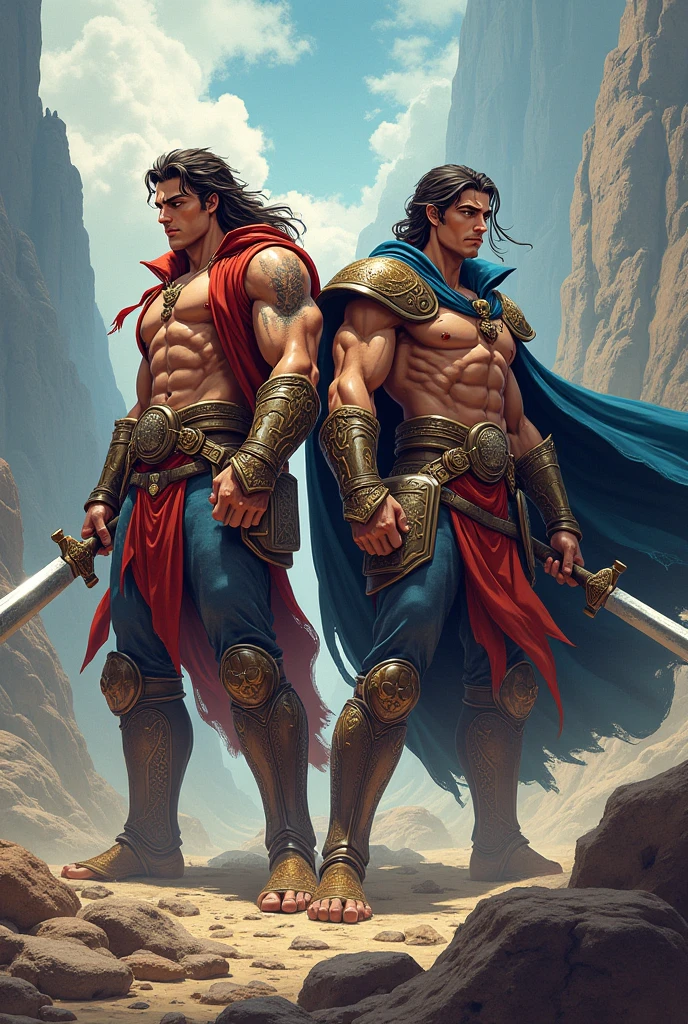 dark colors, evening, guy, god of war, pumped up, huge sword in one hand, sword tip on the ground, naked torso, armor samurai, aggressive look, tall, skin color slightly purple, strong veins, red fiery eyes, the background destruction war burning grass and fires, view from afar, detailed face, detailed hands, detailed legs, detailed fingers, detailed hair, detailed eyes, detailed skin, dynamic lighting, (photorealistic:1.4), 8k uhd, (hyper realistic), (photo realistic), (masterpiece), (best quality)