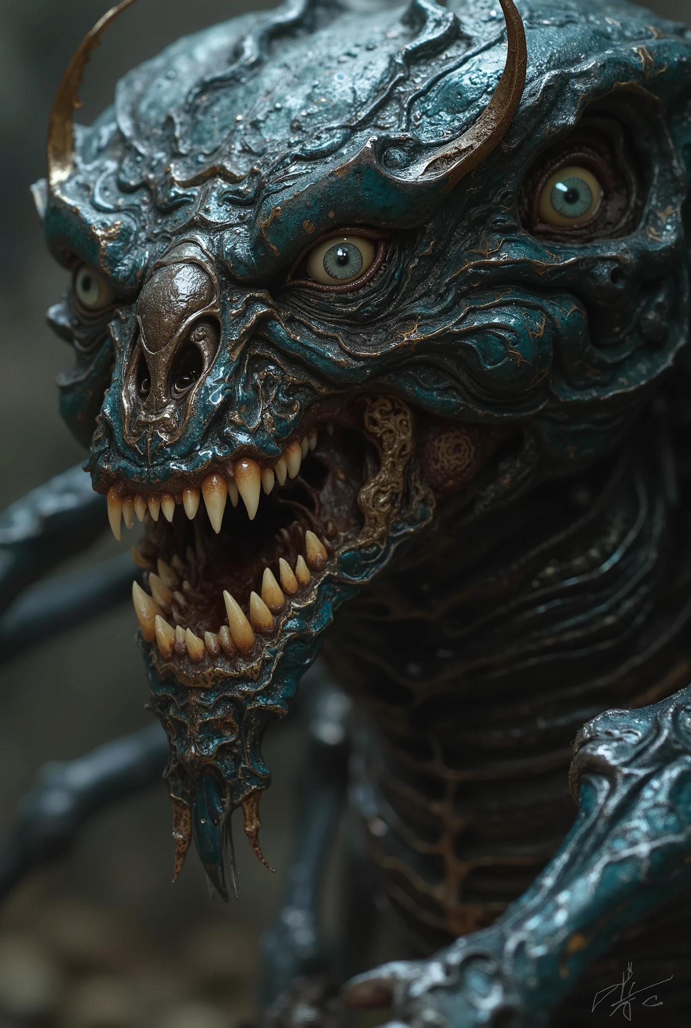 Terrible Phantom Combining Scorpion and Beautiful Girl, Precise Details, Terrible Expressions, poison々Nice appearance , Strong Offensive Poses, Dark Fantasy Backgrounds, Cursed atmosphere, disaster々Shiny Colors, Masterpiece,4K,realistic,real,Professional,Bokeh,Extreme Detailed Expression,physically-based rendering