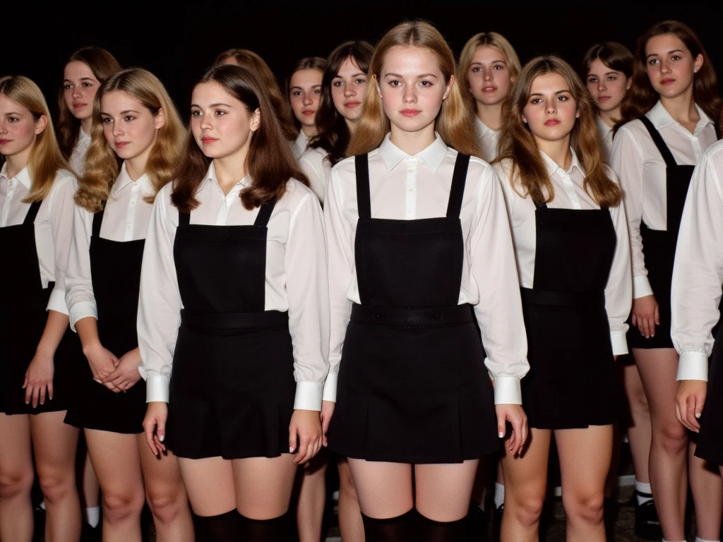 Chloë Grace Moretz, Greta Thunberg, two girls, thighhighs