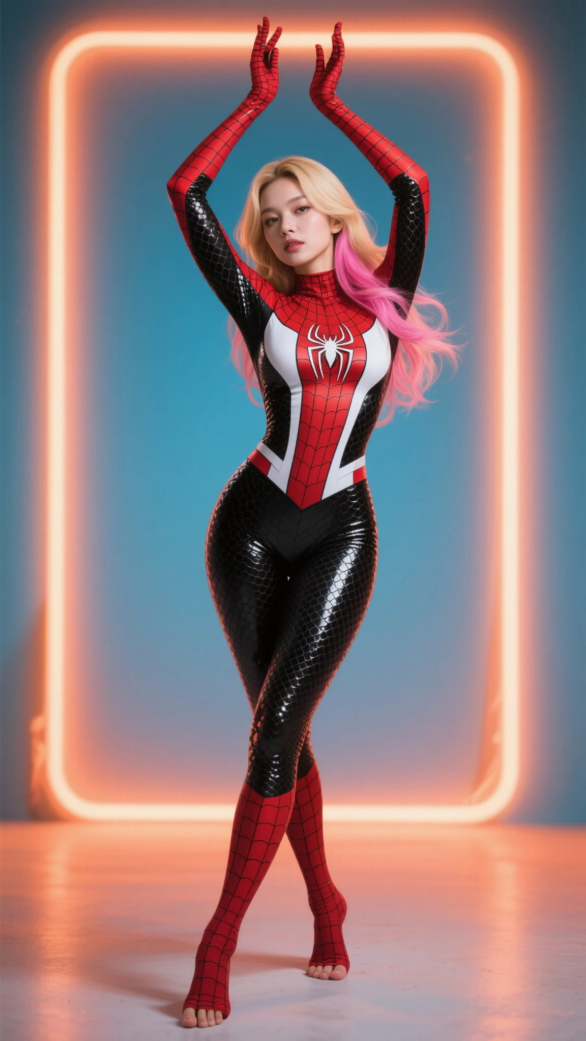 Lisa Blackpink as Spider Gwen