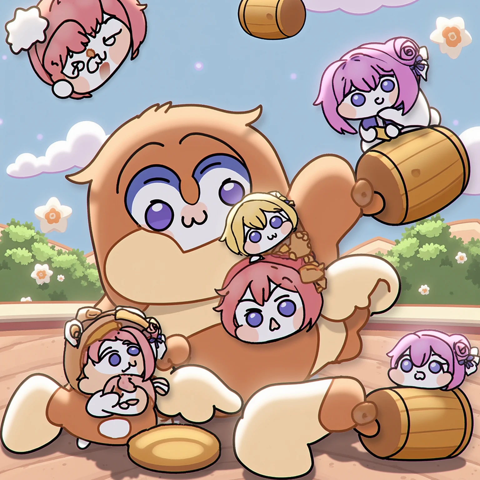 超大群の雄猿に囲まれる 1 人のCompletely naked大人女性, Highest quality, figure, masterpiece, Very clear, Extremely detailed CG, 8K, masterpiece with attention to detail, Highest quality, Official Art, Ultra Clear, Very detailed, High resolution, 詳細なMature adult woman, Very detailedな目と顔, Beautiful fine details,Mature adult woman、 ((((Completely naked))), Full nudity,BUKKAKE、Super large amount of semen bukkake on breasts、Massive bukkake on boobs、Huge amount of semen on boobs、Boobs covered in a huge amount of semen、Huge amount of semen on chest、A huge amount of semen on the nipples、A huge amount of semen shot from all directions、Huge amounts of semen shot from all directions、 (Beautifully shaped big breasts)))),( (Beautifully shaped big breasts)))),( Beautifully shaped big breasts)))),( (huge breasts of beautiful shape)))),( ( ( Full nudity)), ((Slim and large)))),((Huge blonde sexy gal)),(Lustrous fair skin)))), skinny, (((Sexy smile))),Ecstatic smile、A very charming smile、blush、Very red cheeks、blush頬、long bangs that hide the eyes,、Blonde hair with pink tips、Blonde multicolored hair color、 (((lots of heartマーク, heart, heartマーク))), Looking at the audience, Look forward, (((Slender Super Large)), Perfect Style, (((Seduce))), Emphasized, Crotch Emphasis, Sitting,足を広げてSitting、 So many hands squeezing her breasts、So many hands touching her breasts、Too many hands groping her breasts、(((Surrounded by a large number of crowded male monkeys)))), ((Packed with so many super-masses of male monkeys)), ((He is seen surrounded by a large group of male monkeys.)), (((He is surrounded by a massive group of male monkeys, so densely packed that they fill the entire space.))), ( In the background, a large group of male monkeys are crowded together, filling the entire screen.), A huge group of male monkeys swarming in all directions, At the top, a group of giant male monkeys, end, about, He is surrounded by a group of male monkeys so densely packed together that there is no space between them., (((A huge group of male monkeys fills the entire area.)), (Surrounded by a large number of crowded male monkeys)))), (( Many male monkeys in groups)), ((He is seen surrounded by a large group of male monkeys.)), (((Surrounded by a horde of male monkeys so densely packed that they filled the entire space.))), (In the background, a large group of male monkeys are crowded together, filling the entire screen.), A huge group of male monkeys swarming in all directions, A huge group of densely packed male monkeys, Down, about, He is surrounded by a group of male monkeys so densely packed together that there is no space between them., ((A huge group of male monkeys occupying the entire area)), ((A huge group of male monkeys crowding together)), ((Surrounded by a large group of male monkeys)), (Surrounded by a horde of male monkeys so densely packed that they filled the entire space.))), ( In the background, a large group of male monkeys are crowded together, filling the entire screen.), A huge group of male monkeys swarming in all directions, A huge group of male monkeys crowded at the summit, end, about, He is surrounded by a group of male monkeys so densely packed together that there is no space between them.