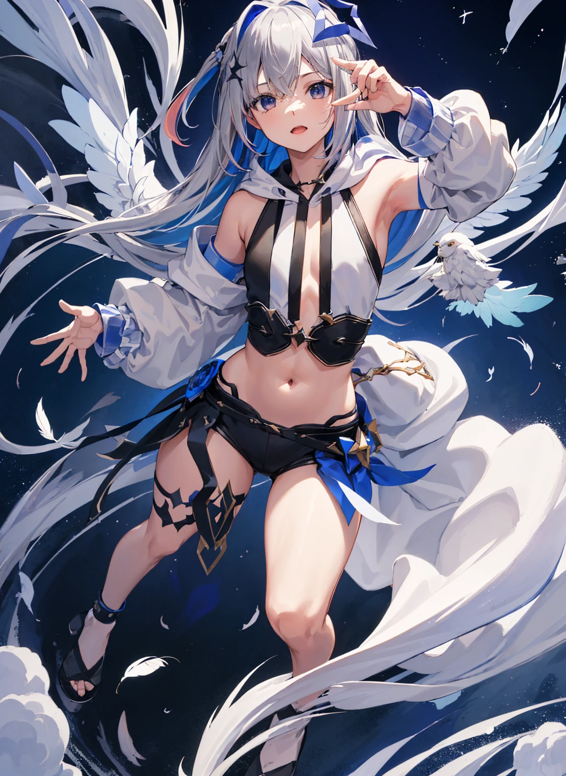 ((best quality)), (Ultra Detailed), ((Extremely detailed)), (fair), ((Kawaii girl)),  ((Ultra HD)), (masterpiece), (high quality), (best quality), (4K), (high quality), （1 girl）, （Hug each other），Parted bangs, ((Hair intake)), Long hair, （Random Hairstyle）， Larger breasts, slim body, （one piece swimsuit）, （Transparent fabric） Revealing underwear super short transparent skirt succubus normal arms