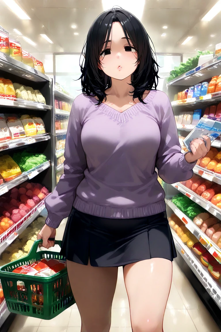 (A work depicting a scene from a manga for adults), housewife, Realistic sized eyes, Droopy eyes, shame, (She is carrying a large plastic bag full of groceries.), ((Spread your legs, banging one's groin against a stone pillar on the sidewalk to masturbate, pubic hair)),Angle from below, alley,No bra、(((Masturbation 、Leg spread、)))panties、Random Color