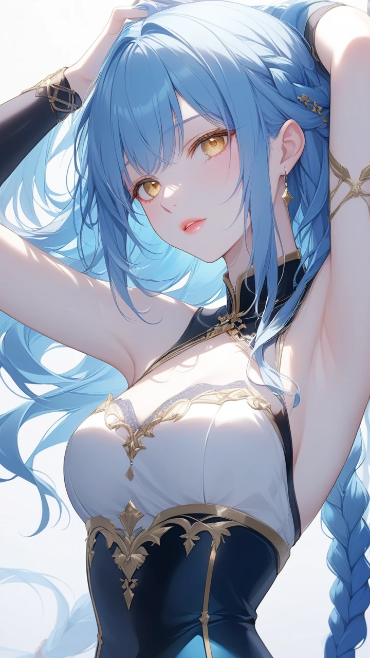 a beautiful woman in a serene water landscape, drinking water, stunning detailed face and eyes, long flowing hair, elegant pose, photorealistic, 8k, best quality, masterpiece, hyper realistic, vibrant colors, dramatic lighting, cinematic composition, fantasy art style