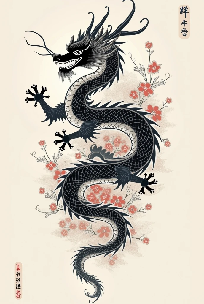 A painting,Chinese dragon painted by Wu Guanzhong,pink的中国龙,Cyberpunk,Ink Painting,pink,National Trend,White background,Abstract simple lines,illustration,masterpiece,Ultra HD
