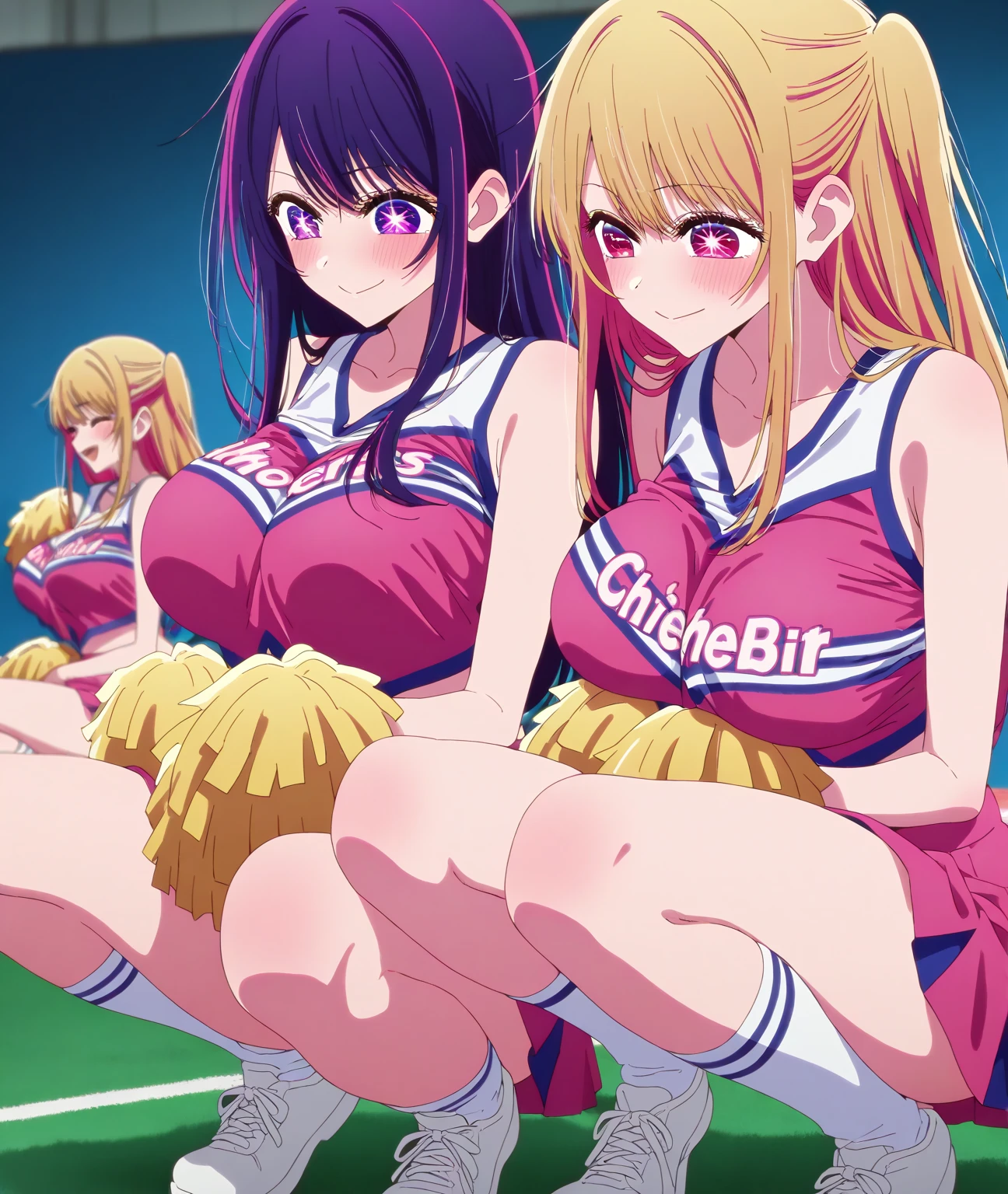 Fhater and daugthers 4 year old blonde flat chest posh dresses cheerleader having vaginal sex, sexual threesome 3 Girls