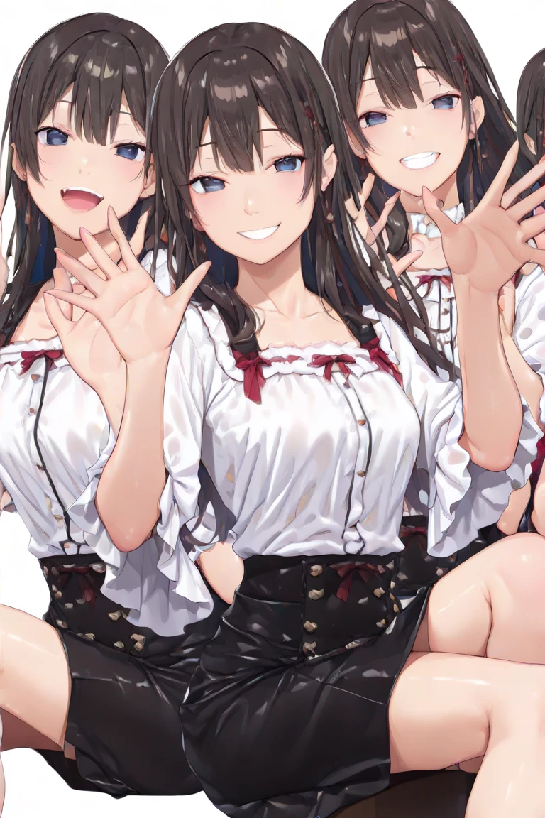 (score_9, score_8_up, score_7_up), 1girl, VirtuosaBase, cute, (chibi:0.7), black hair, blunt bangs, long hair, broken halo, energy wings, black eyes, mole under right eye, small breasts, virgin killer sweater, detached sleeves, gray sweater, single hand victory pose, hand on hip, leaning forward, looking at viewer, upper body, zoom out, white background, huge ass , ass , underboob ,under breasts , thighs , big thighs , thicc thighs , ass  
hetero, fdom_sw, standing, big dick, handjob, girl sandwich, 4girls, eager girls, surprised scared 1boy, eyl_sub, eyeless, in an excited crowd, tank top, shorts, reach-around, groped and ravished by aroused women, grabbing another's clothes, shirt pull, undressing another, forced exposure, Expressiveh, BREAK score_9, score_8_up, score_7_up, rating_explicit, source_anime, ,futa , penis grab , grabbing , cum , penis grab , rubbing penis , blush , blushing  , pussy , no panties , bottomless , no pants 