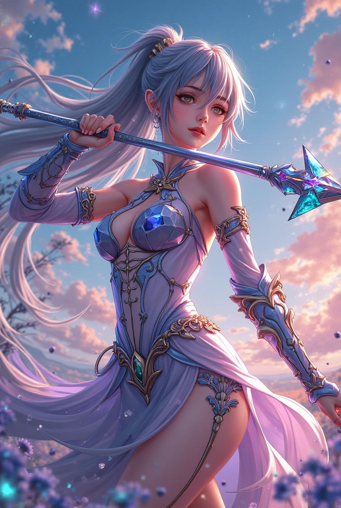 Ancient magic descends into the world of magic,Become a legendary magical girl。 illusory,Stylization動漫,Lovely and detailed digital art, 8 K,Stylization ,anime style , Super quality,Super detailed and intricate details, masterpiece, beautiful. lifelike