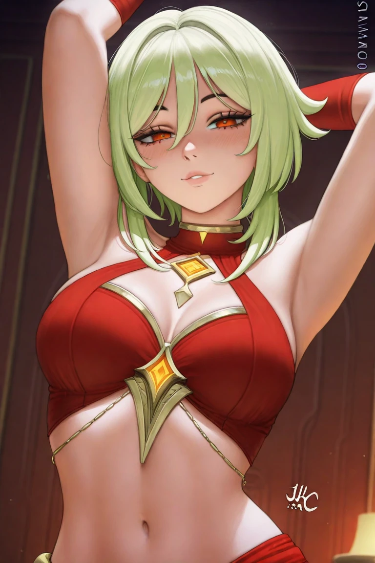 Anime style, Painting, absurderes、perfect anatomia、Lucy、wearing luxury gown , hair ornament, necklace, jewelry, restaurant scene, Masterpiece, RAW Photography, 8k, Top Quality, Fine Pore, Photorealistic, Ultra Detailed, (high skin detail:1.2),Extremely detailed,Intricate, sharp-focus, kuki