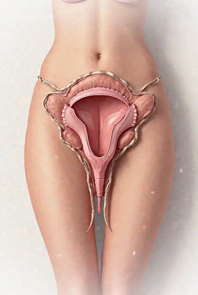 showing the anus