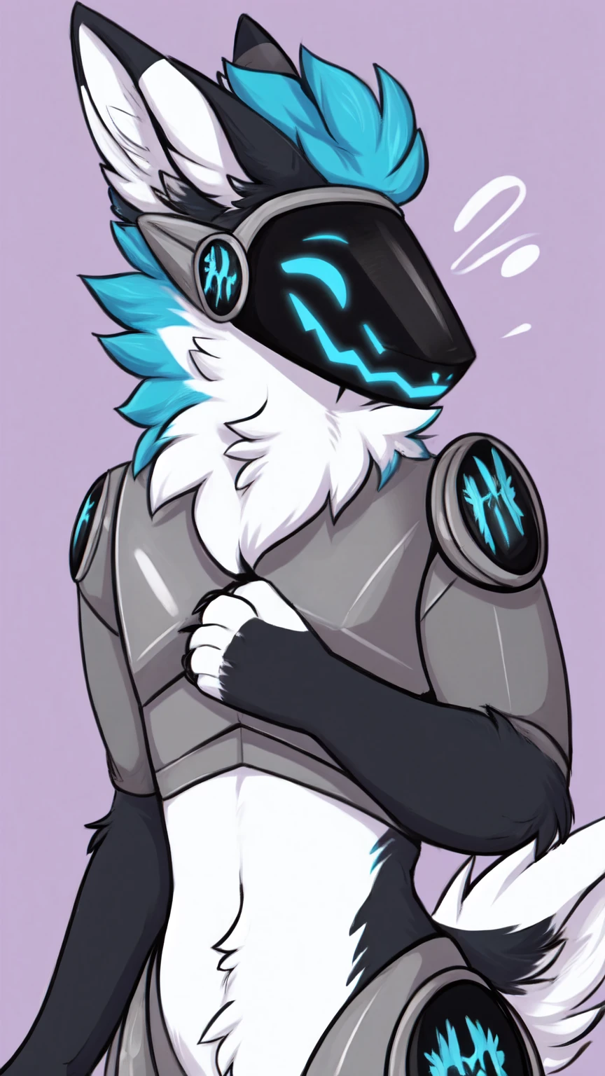 , ((( hands up to chest, (( showing off his new collar and leash to viewer,rampage wearing a collar with a leash on it and in viewers face),((Light blue fur protogen furry character wolf )) , on his bed looking at the viewer with a very romantic look and pose))) , big chest , day, , sensual, detailed, uploaded to e621, beautiful and detailed portrait of an anthropomorphic , (((male))) uploaded to e621, zaush, foxovh, movie lighting, thicc, alone, detailed, 8k res, hires, detailed eyes, good anatomy, good perspective, towards viewer, by bebebebebe, by sicklyhypnos, by gerkk, by orf, nice hands, perfect hands, happy, romantic, ray tracing lighting, rtx on, By Bebebebebe, by SpiritD, by KOBITOWANI, b est quality, masterpiece, perfect anatomy, detai led picture)), 1femboy, , sexy body, fluffy tail, shy, horny, romantic, up close, wearing not a single bit of clothing, huge thighs,