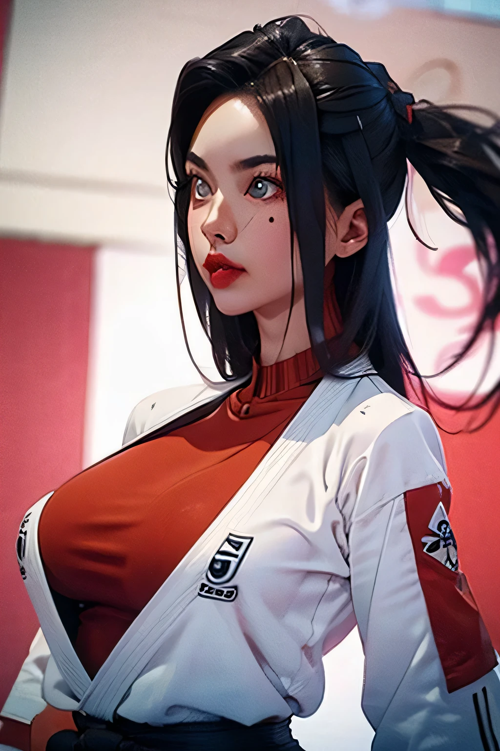 (beautifull streamer lady, ((wearing hijab)), looking to the computer monitor, wearing expensive headphone, talking to a microphone, sit on luxury gaming chair, wear mini sport bra and mini skirt, expensive gaming room, full of gaming tools, neon flex on the wall, lamp off, expensive gaming pc on gaming desk, (show cleaveage), beautifull face, beautifull eyes, beautifull nose, sexy lips, raytracing, nsfw, beautifull fingers, beautifull hands, sexy belly, sexy body, sexy shoulders, sexy legs, sexy hips, (luxury bracelet), (luxury ring), (luxury necklace), white skin, (4 fingers in 1 hand), full body picture, pretty makeup, good lighting, realistic shadow, professional photography, blue color scheme, 2k resolution, perfect anatomy, nsfw, view from top angle