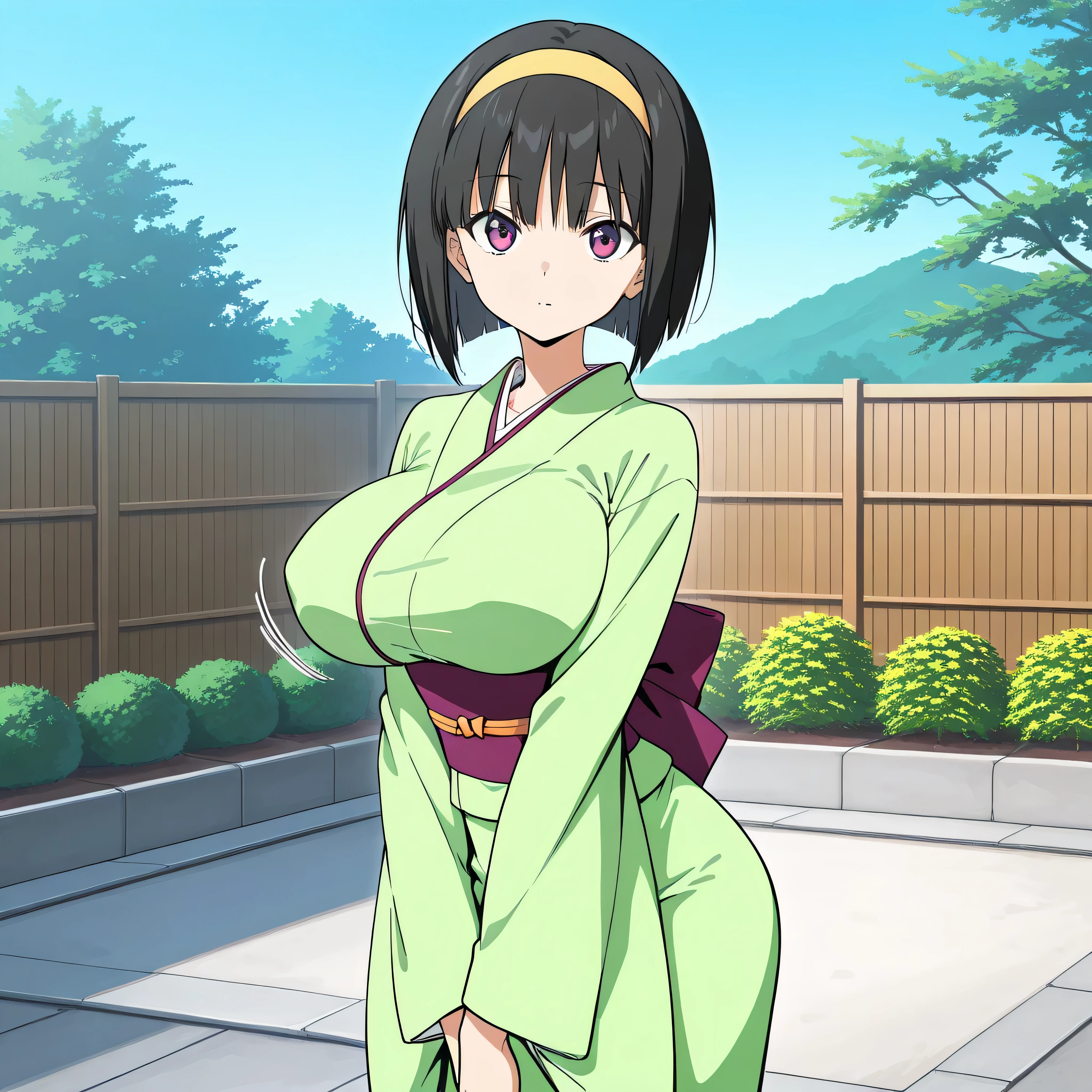 big breasts、I&#39;m thin、narrow waist、legs are also thin、Japan OL attire、working in the office