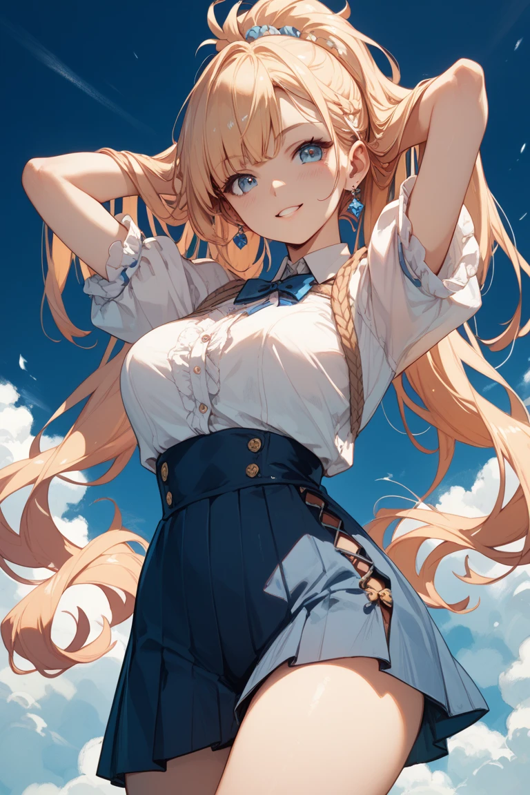 (masterpiece), best quality, very aesthetic, newest, absurdres, detailed, high quality
BREAK
highest quality, top quality, details, highres, ultra fine painting, digital art, official art, cinematic, 4k, 8k resolution, 8K CG wallpaper, CG, original artwork, detailed background, colorful background, blue atmosphere, High Dynamic Range, blurry background, blue hour, Starburst effects, crepuscular rays, good ISO, high resolution, wide shot, from far away, RAW photo, POV, sharp focus, light reflection, reflections, intricate details, soft light, particle noise, professional photography, bokeh, depth of field, natural lighting, vibrant colors, looking away, detailed lights and shadows, stylish, ultra-detailed, top rated on Pixiv, trending on Artstation, niji style, modern-days, master crafted, pose
BREAK
solo, (close up), 1girl, pale skin, correct fingers, detailed hand, (big breasts:1.2), big thighs, small torso, short body, flushtered, blush, anxious expression, embarassed, embarassed act, casual, slim, ((cute, childlike face):1.3), nice body, nice hips, brown hair, (very long flowing hair, 2 buns hairstyle), long bangs, long hair, middle hair bangs, brown eyes
BREAK
((casual straps black tanktop), off shoulders open green hoodie, modest) 
BREAK
Indoors apartment background