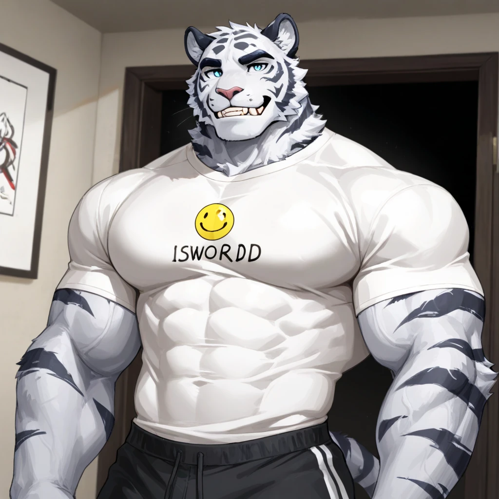 (Kirin:1.5),(naked:1.4),16k high quality detailed art,(Kirin:1.6), (((white fur:1.8))),(gold white two tone),(Gold and blue different color eyes:1.2),(muscular body:1.2),Handsome,(OK),(perfect face),(:1.1),(golden and white skin:1.6),(肮脏的classroom background),(Half body特写:1.3),Publaz, (Kirin:1.1), (((white fur:1.8))),Handsome, (OK),Express,(classroom background),(Frightened eyes:1.3),(Kirin tail),不同的Express,(perfect masterpiece),(16k),(abdominal muscles:1.3),(((middle aged:1.4))),(36 years old),alone,(Golden sideburns:1.5),(Golden-bearded:1.3),(black chin:1.3),(black and white face:1),(Very rich facial details:1.3),(Strong),(Half body),(front view),(cg),(HD),(blindfold:1.4),(Eager expressions:1.6),(White lines:1.4),(scales:1.3),(white ears:1.4),(hands chained:1.6),(indulge:1.4),(wide open pose),(Dark skin lines:1.5),(Kneel down in the classroom),(There are a lot of classmates around),(nipple ring),tongue slightly out