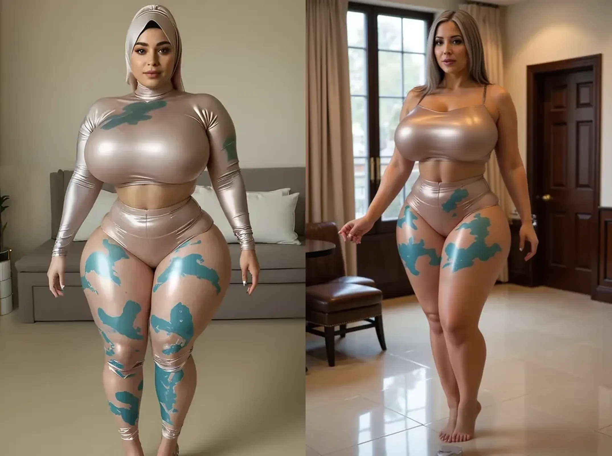 , 1girls, solo focus, masterpiece, best quality, highres, Full body Portrait, nicolette shea x Cardi B x kim Kardashian, trophy wife,wearing long beautiful gowns,their hair was long and perfectly blond. Bright blond. Platinum blond. There must have pounds of it, so thick and shiny and with so many locks and curls, all wrapping down her back in an enormous sexy mane. It framed her face wonderfully, that face that was just pure, hot,wearing sexy dress