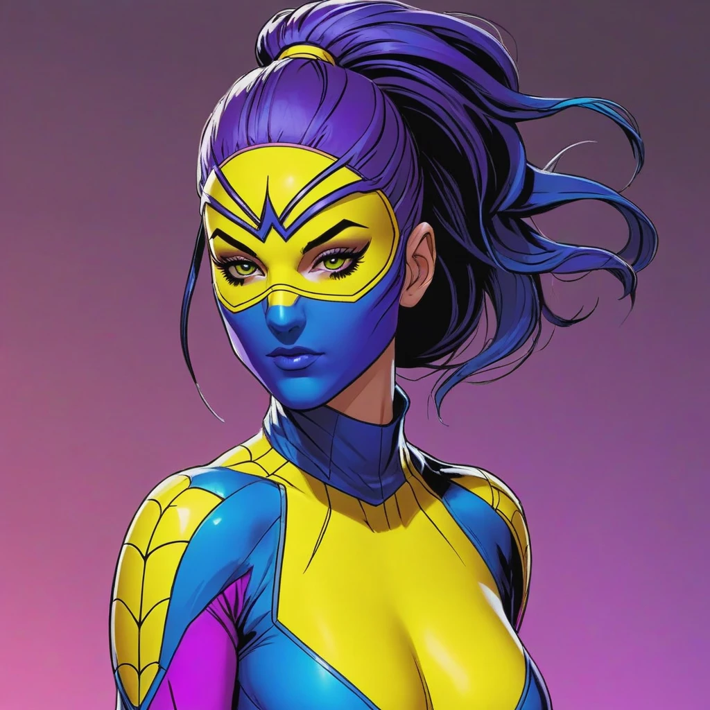 Hijab female from Malaysia superhero bodysuit 