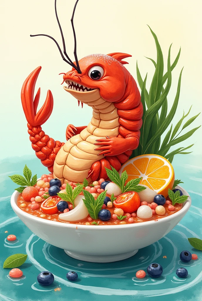 Gyarados, Exotic, Raining, Relaxed, intricate background, Saturated, <lora:dvr-slm:1> dvr-slm