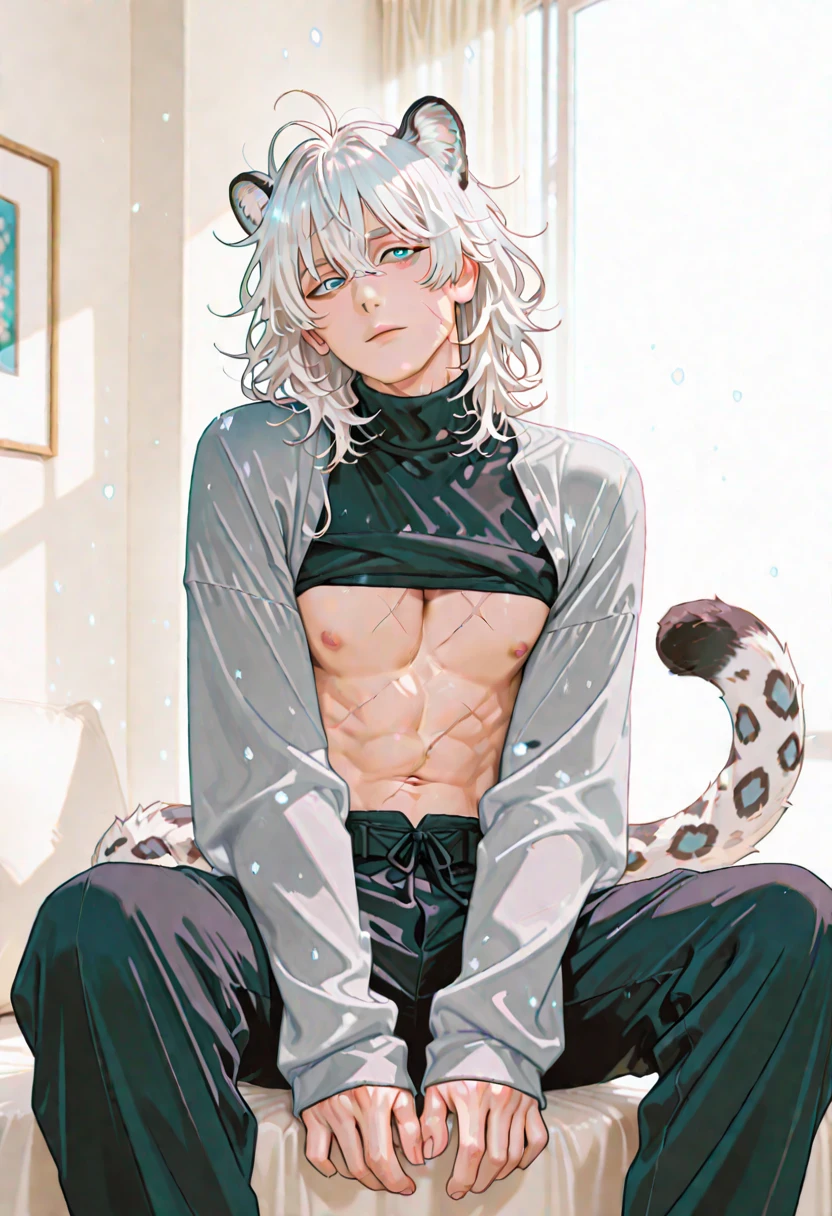 drawing of a leopard print  laying on a bed, (), , aroused, small curvy , femboy, fine details. anime. cat tail, at pixiv, scales covering his , top rated on pixiv, 2b, 2 b, much detail, by Kamagurka, full body in view, by Shingei, holding a pudica pose, anime femboy, furry, furry art, high quality fanart, furry art, snow leopard fluffy belly, furry character, with a big , muscular thighs, concept art by Shitao, trending on pixiv, furry art, catboy, 2b, 2 b, commission for high res, anthropomorphic leopard, femboy, there is a femenine boy in a , attractive leopard boy, kitsune, beautiful young leopard boy, femboy, gay, cutesexyrobutts, male furry mini cute style, furry body, very beautiful cute cat boy, anime cat boy, leopard boy, furry anime, fursona!!!!, male fursona, fursuit!!!!, fursona, leopard face, lit ,  anime boy, krenz cushart and artgerm, extremely detailed artgerm