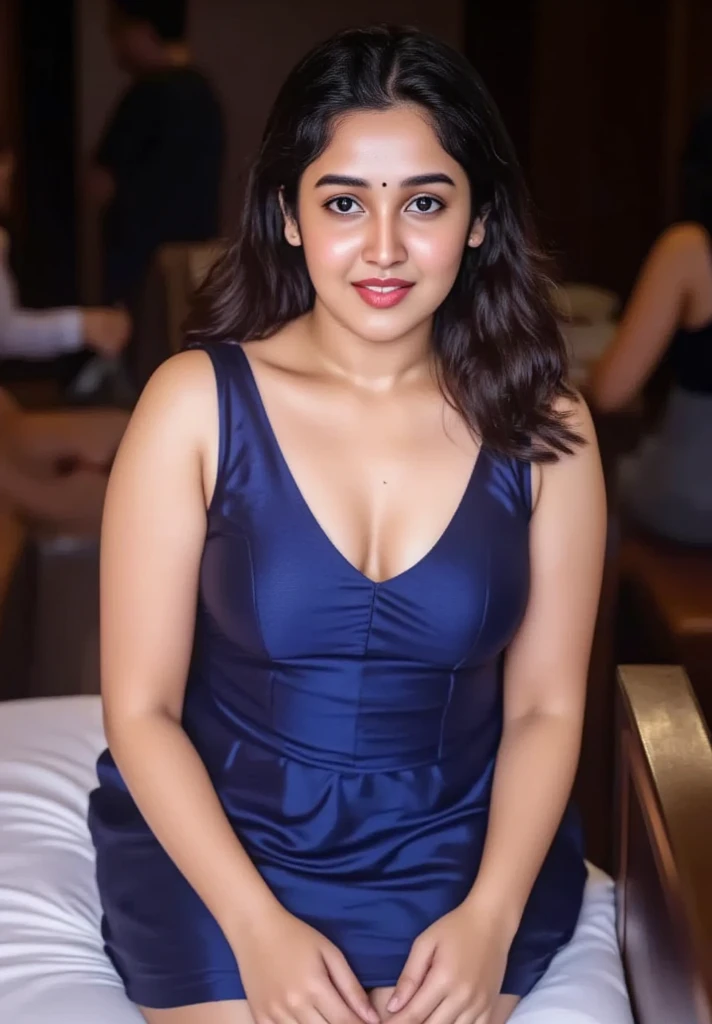 16yo in school school photo in school masterpiece, (photorealistic:1.4), best quality, wear bra, beautiful lighting,Eleanor French girl 20yo Old Big Breasts Plus Size Model Bun lHair Bun Hair (Long extremely curly Hair:1.3) wearing Bharti traditional saree. .