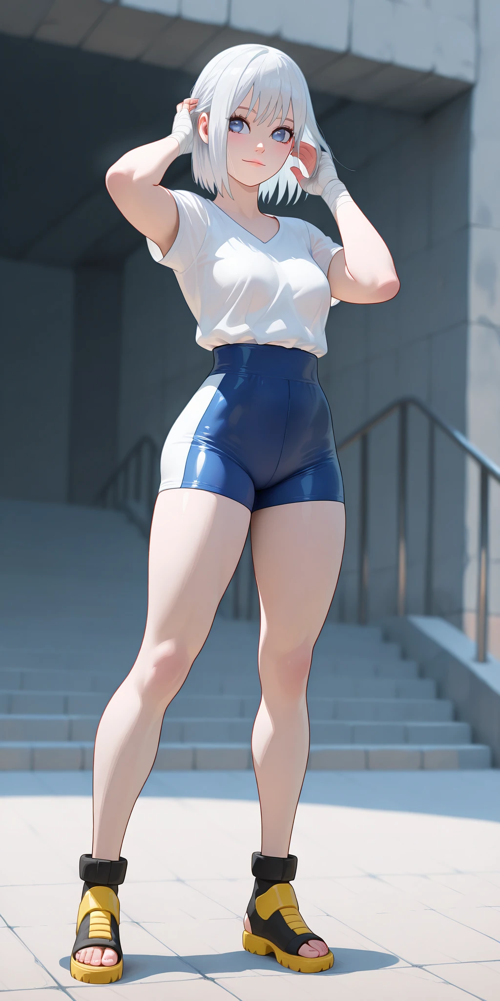 One with open legs,Sexy girl