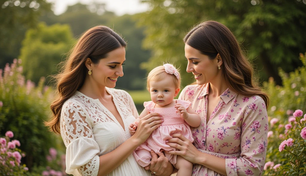 Show flashbacks of precious moments between mothers and children through the years.