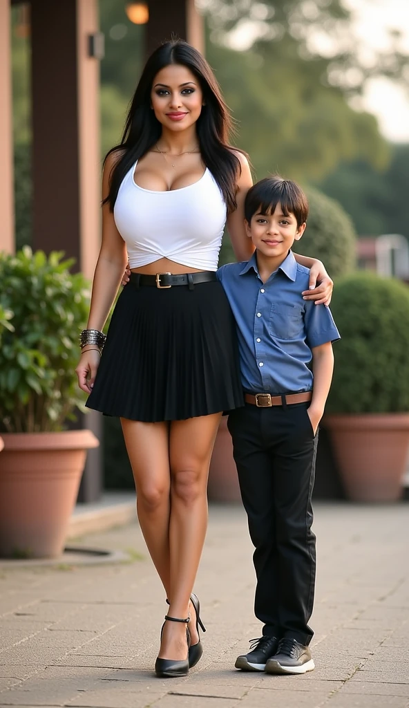 Bimbo and a little boy