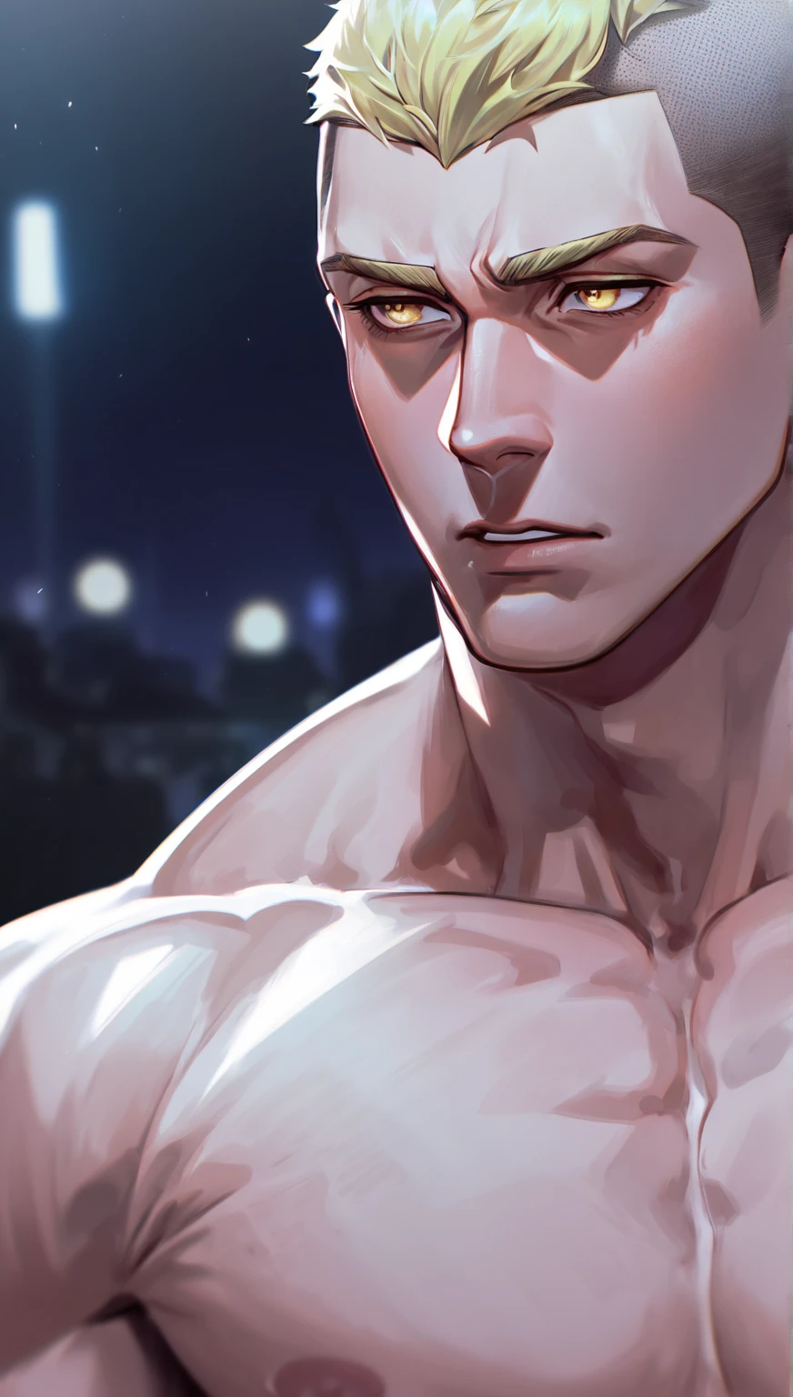 naked muscle guy
