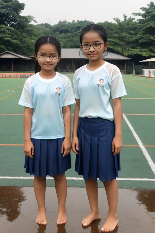 Uniform for an elite school.  Version for everyday use, other for riding lessons, swimming lessons, and other for tennis lessons. Full body. 