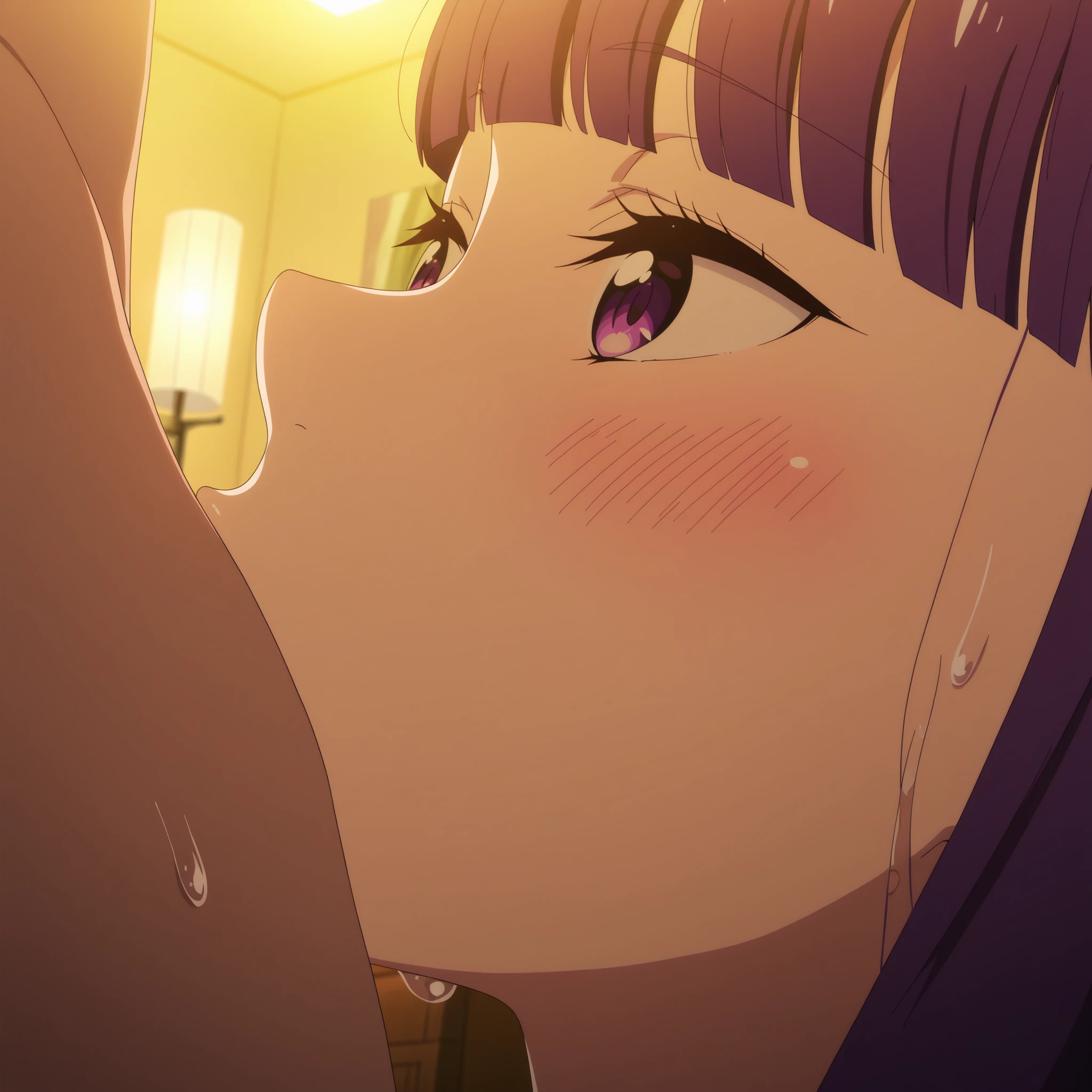 (best quality,4k,8k,highres,masterpiece:1.2),ultra-detailed,realistic,,anime,pastel colors,soft lighting,shiny skin, posing, (warm ambiance),
soufrie,,,,,,, fern ,, anime coloring, rezero_style, ()
rezero_style, anime screencap,, )
,,,,,, indoor, ,,, , , ,,, , blushing, sweat, , , , totaly naked, , bedroom,,,,, sweat, blushing,,, blowjob