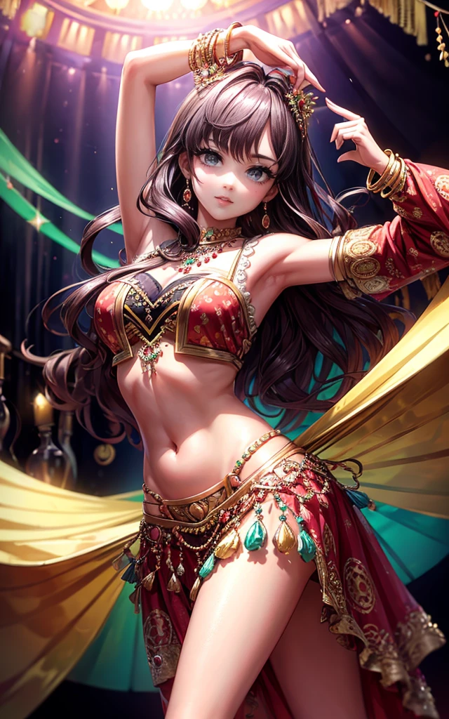 (tmasterpiece,top Quority,best qualtiy,offcial art,Beauty and aesthetics:1.2),(1girl),full bodyesbian,Extremely detailed,(s fractal art:1.3),extremely colorful,Most detailed