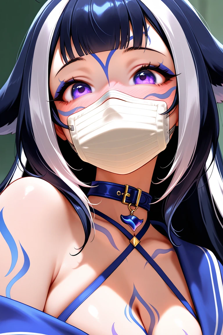 from side, close up, (Upper Body: 1.4), erotic, dramatic pose, ((1 woman: 1.7 )), blue colored hair, (bob cut), ( center part), ((thick hair)), in her 20's, sexy, spider web, tied up, cocoon, bound, ((gagged: 1.4)), (slime) gag, gaouth is totally covered by gag: 1.4)), silk, ((arms bound behind back: 1.4)), frightened expression, hyperdetailed face constrained movement, restricted mobility, desperate struggle, bondage, helpless, terrified eyes, cobwebs, detailed spiderweb texture, tangled web, gooey silk strands, ((((she is captured by a small green spider)))), (( small green spider is wrapping her up, active spiderweb wrapping, wrapping her up in gooey webs, spider spinning silk, pulling sticky webbing around her, cocooning her, binding her in webbing: 1.4)), slimy, detailed fangs, sharp fangs, detailed, legs, detailed spiderweb texture, atmospheric perspective, super detail, High resolution, very clear, best quality, ultra realistic, (((16k, cg, masterpiece))), ultra detailed background, delicate pattern, intricate detail, highly detailed, fine details best quality, (photorealistic), beautiful lighting, absurdres, video game cut scene, RAW photo, dynamism, fluidity, suspenseful moment, emotional intensity
