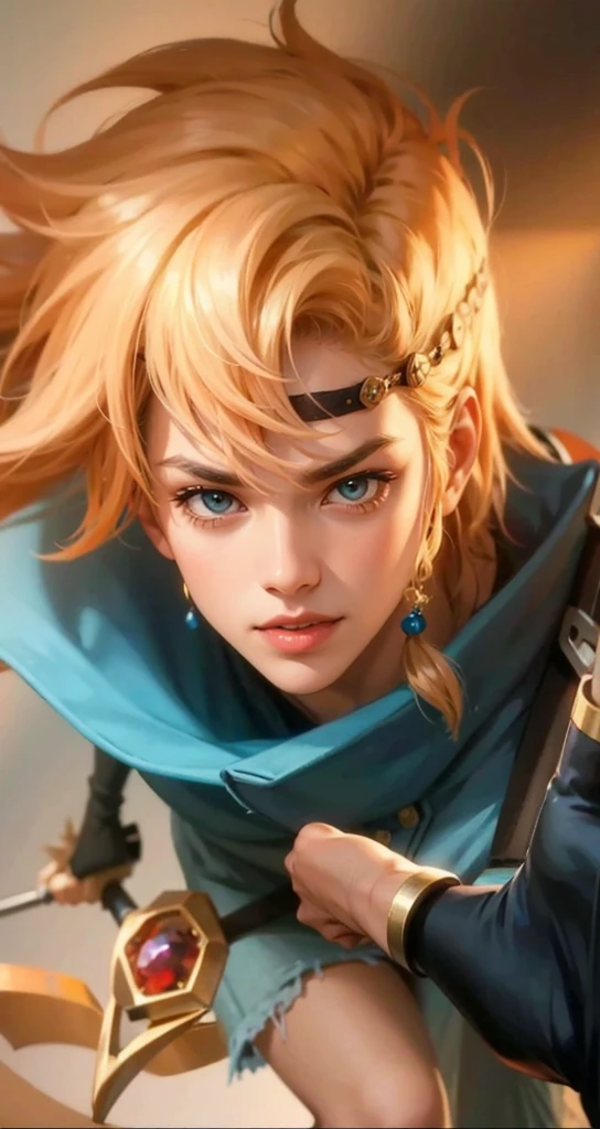 a beautiful girl with fury expression, yellow short hair with cat ears, wearing hot and sexy outfit with a scarf tied around his neck , highly detailed, cinematic lighting, vibrant colors, photorealistic, masterpiece, 1girl, beautiful detailed eyes, beautiful detailed lips, extremely detailed face, long eyelashes, dramatic pose, intricate details, sharp focus, volumetric lighting, hyperrealistic, 8k, high quality naughty, tongue out
